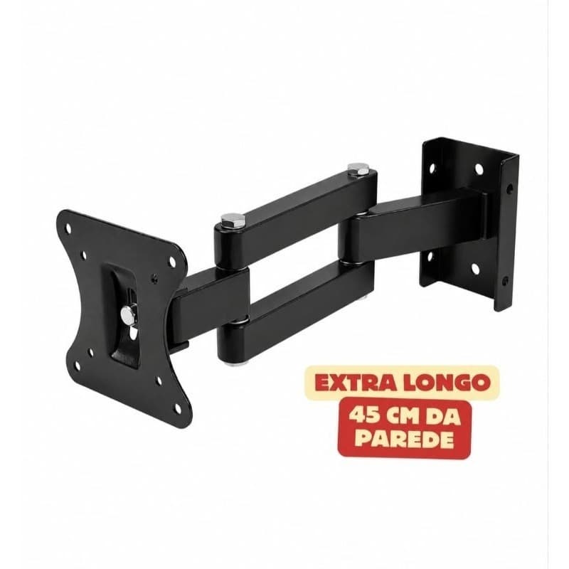 Suporte para Tv Longo até 43 polegadas - Suporte de TV que fica de lado