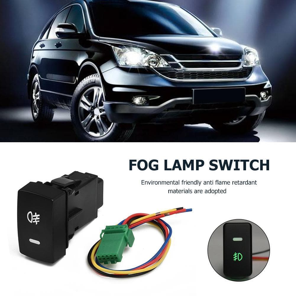 Interruptor De Lâmpada De Neblina De 5 Pinos Com Chicote Elétrico 12V Para Iluminação Automática