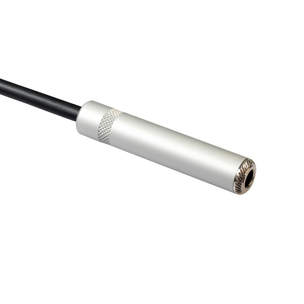 Cabo De Guitarra Amplificador De Áudio De Extensão Estéreo Macho Para Fêmea De 1 Pé/0.3 M 6.35 Mm