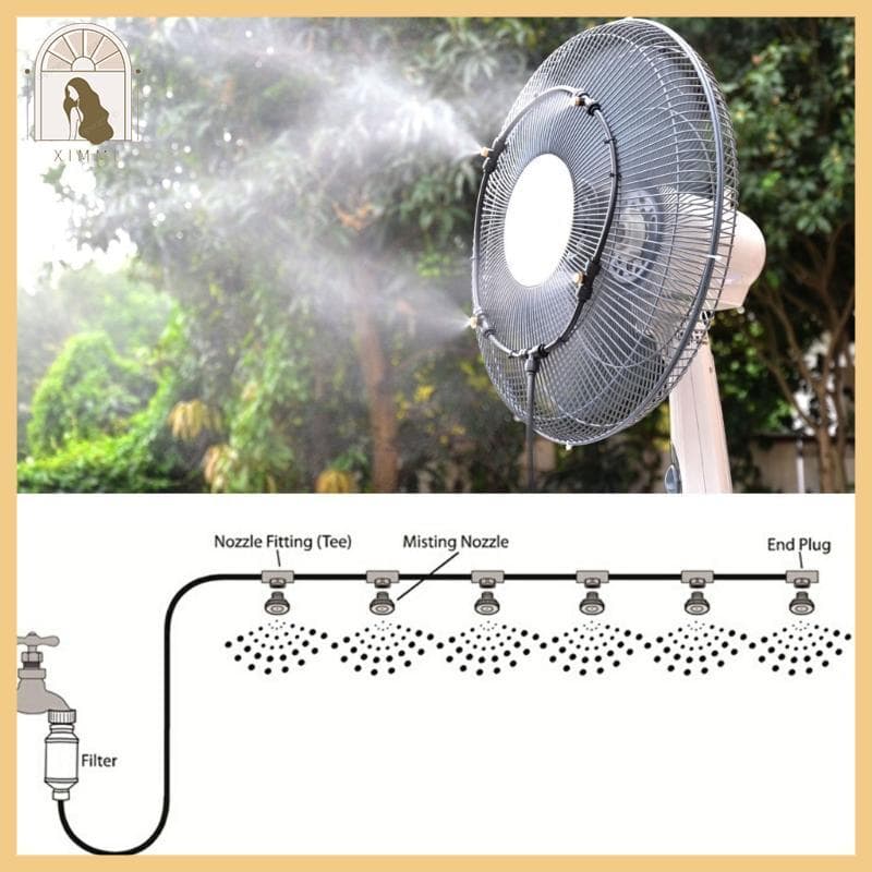 * XIMM * Linha Neblina Doméstica Para Linhas Jardim E Trilhos Deck Conjunto Externa Encaixe Mang
