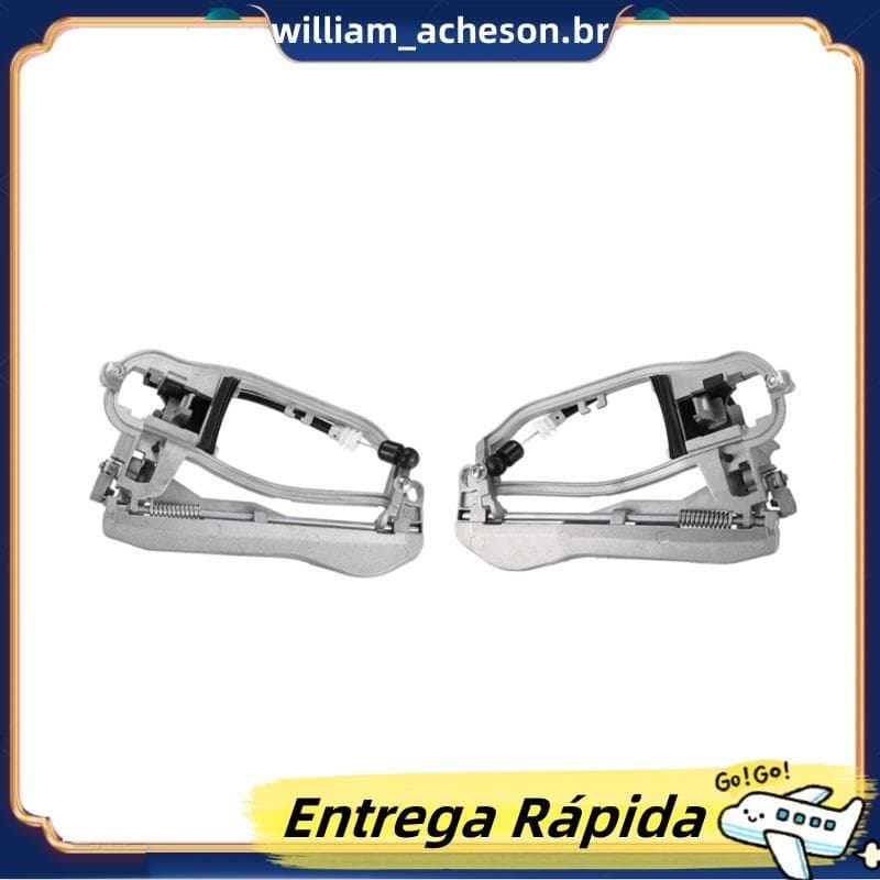 Para X5 E53 2000-2006 Compatível Porta Traseira Exterior Pinça Alça Titular Base 51218243635 51218243636