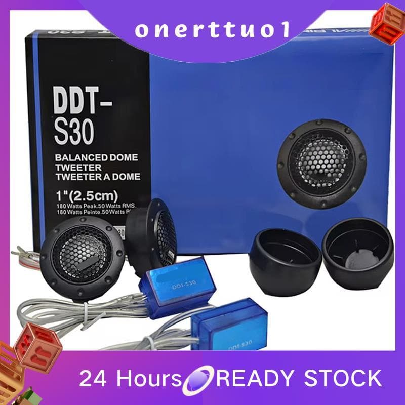 DDT-S30 1 Par Tweeter De Carro Filme De Seda De Áudio Para Modificação 180W Alto-Falante