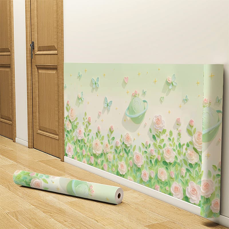 Papel de parede autoadesivo, à prova d'água, à prova de umidade, papel de parede doméstico, fundo de parede, janela sali