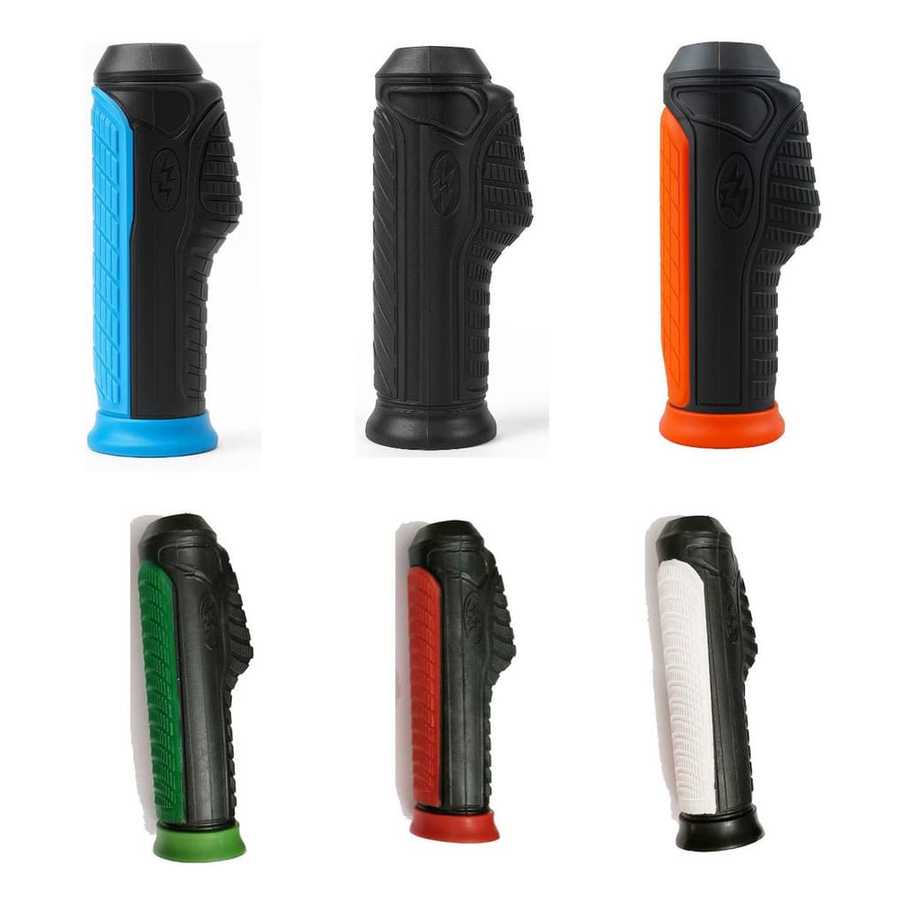 Manopla 007 Bicolor Emborrachada Universal Para Moto Wm