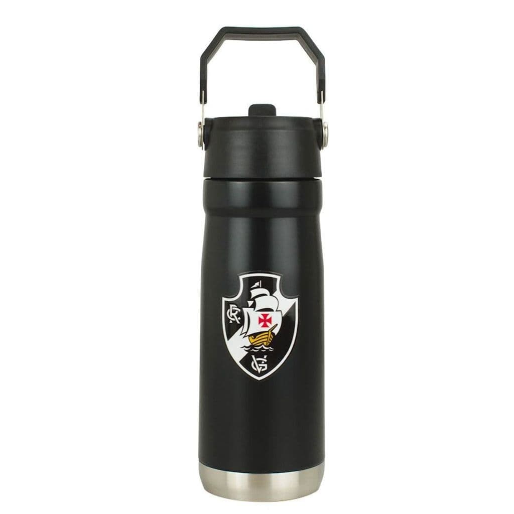 Garrafa Térmica Inox Alça Canudo Bico 650ml - Vasco