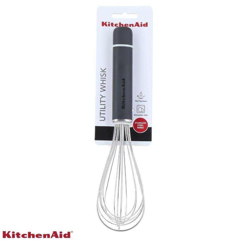 Fouet Batedor de Ovos Profissional Cozinha Preto KitchenAid