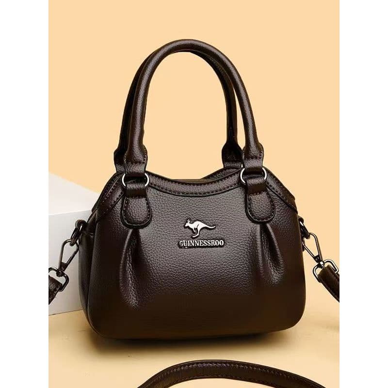 2026 novo estilo Casual estilo simples bolsa de couro macio feminino All-Match moda um ombro saco do mensageiro nicho De