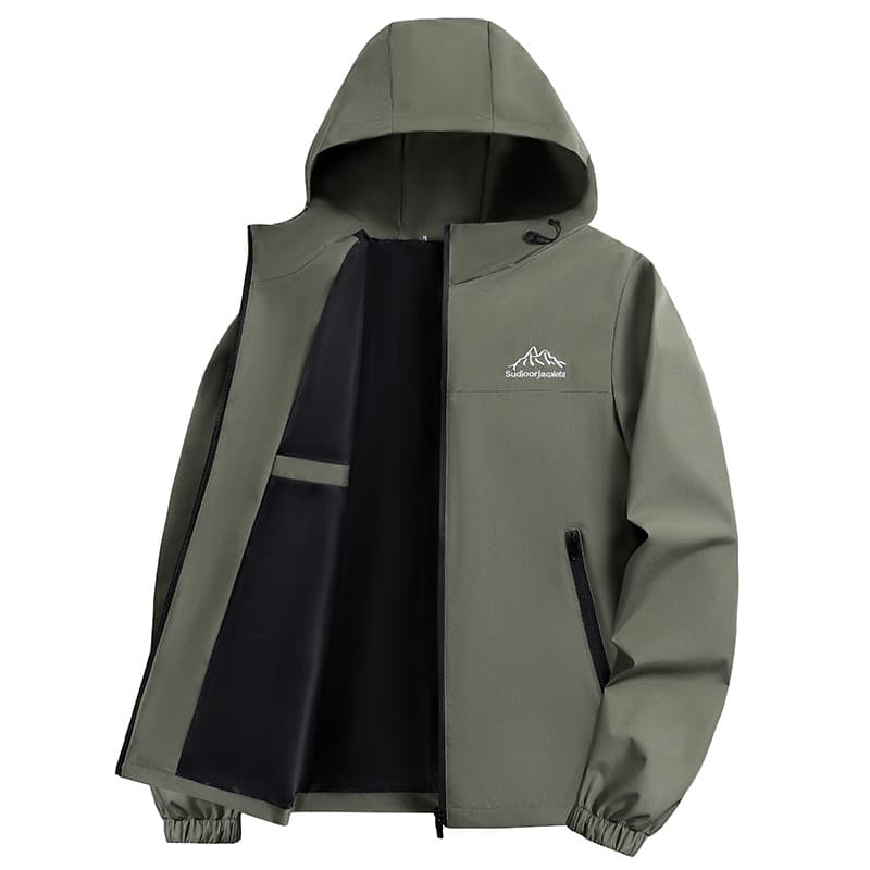 Primavera outono jaqueta masculina Casual solto com capuz jaqueta masculina à prova de vento à prova dwaterproof água ja
