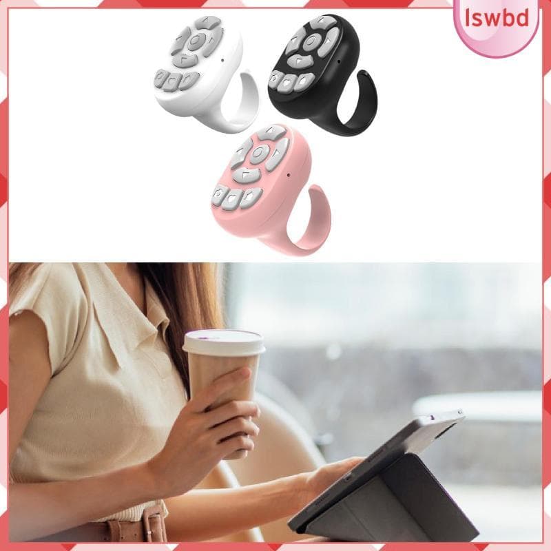 [Lswbd] Anel De Controle Remoto Vestível Na Ponta Do Dedo Rolagem Compacto Portátil Para Smartphones Moda Navegação Auto