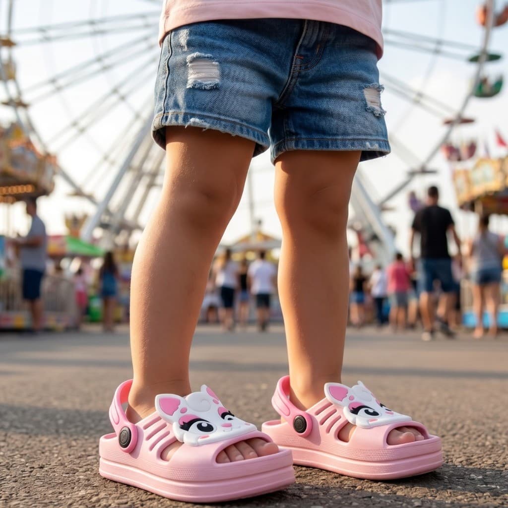 Papete Infantil Feminina Gatinha Lançamento Antiderrapante Escolar Menina Bebê Envio Imediato
