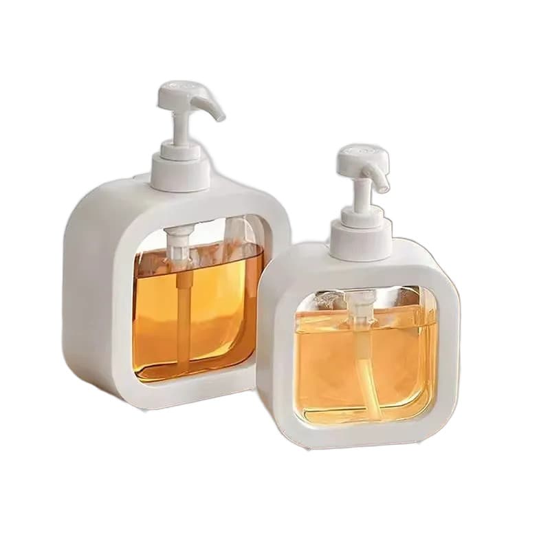 Porta Sabonete Liquido Minimalista 300ml – Branco