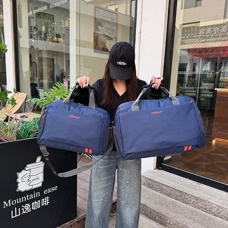 Viagem de um ombro feminino portátil moda Cross-Body saco masculino versão coreana leve saco de bagagem de curta distânc