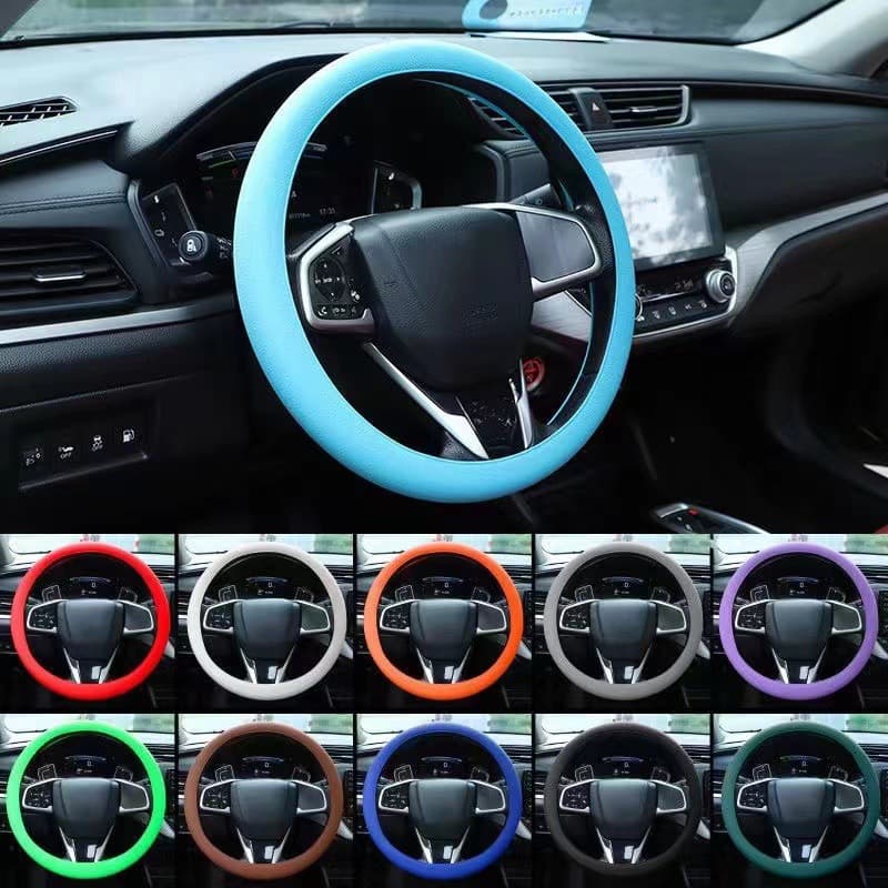 Capa de silicone para volante de carro, modelo de verão, tipo universal, boa elasticidade, textura macia, disponível em