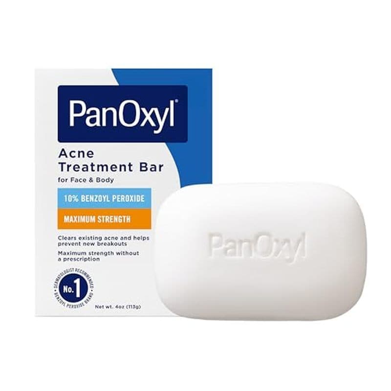 Barra De Tratamento Para Acne PanOxyl Com 10 % De Peróxido De Benzoíla , Sabonete Em Força Máxima Rosto , Peito E Costas