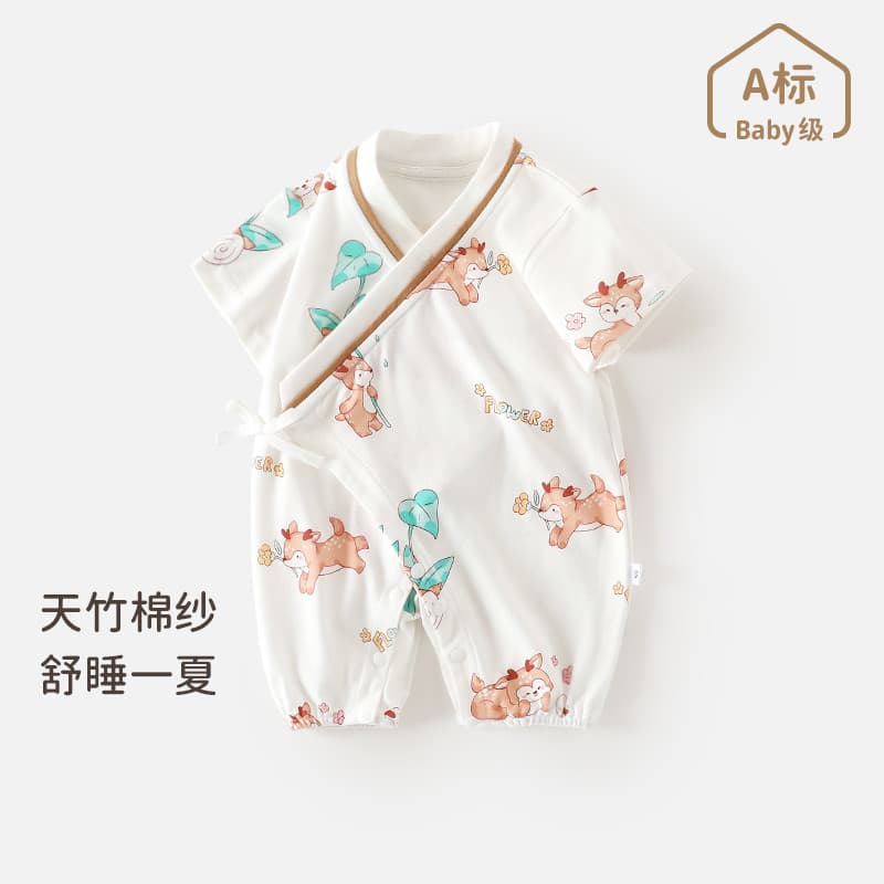 Macacão Kimono Manga Longa Bebê