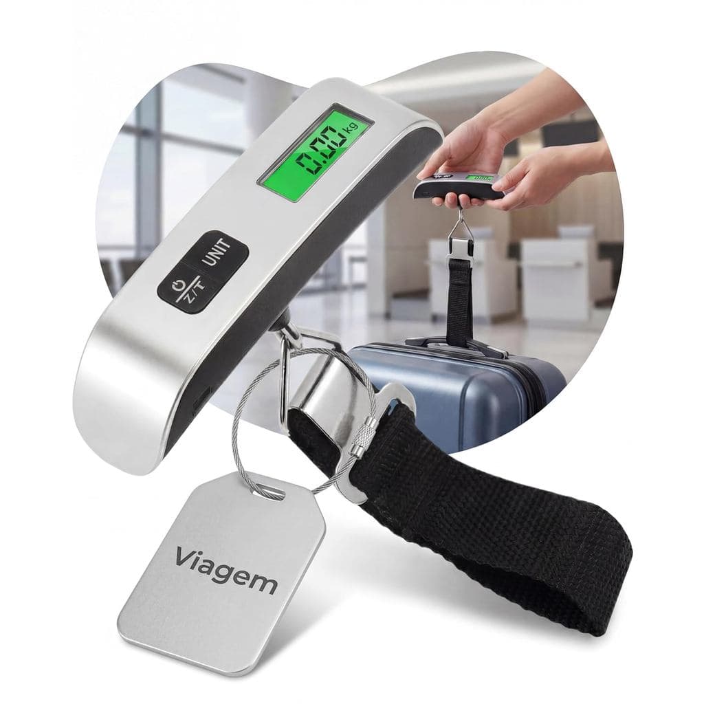 Balança Digital Portátil de Mão 50kg Mala  Bagagem  Alta Precisão Visor