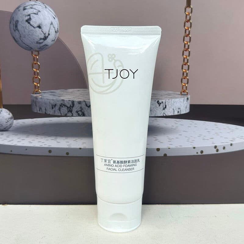 Dingjiayi limpador de enzima de aminoácidos, espuma feminina, hidratante suave, limpeza não irritante, limpador Facial