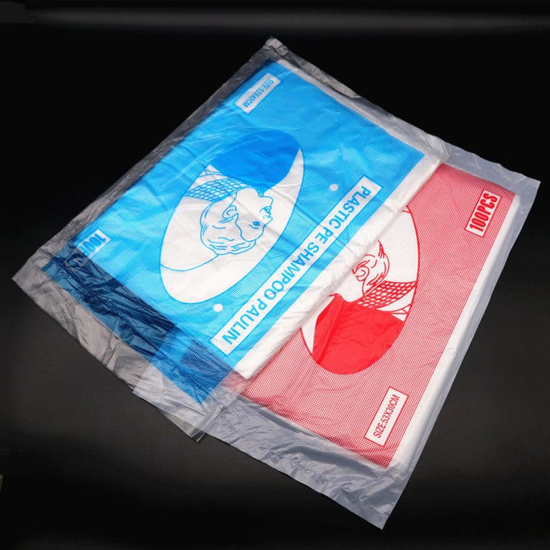YHMJ1314 Almofada de Shampoo descartável Punch Pad Filme à prova d'água Toalha Almofada de ombro Papel Xale de plástico