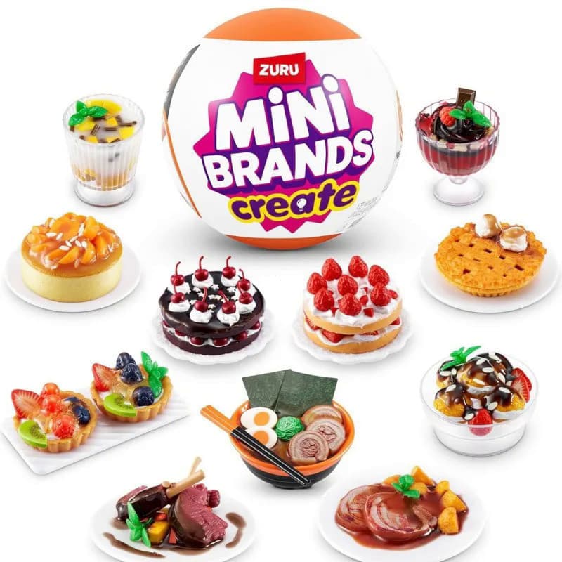 42741 Bola Criativa Gourmet para Cozinha ZURU Mini Brands Create Masterchef Bola Surpresa Caixa Cega Brinquedo para Cria