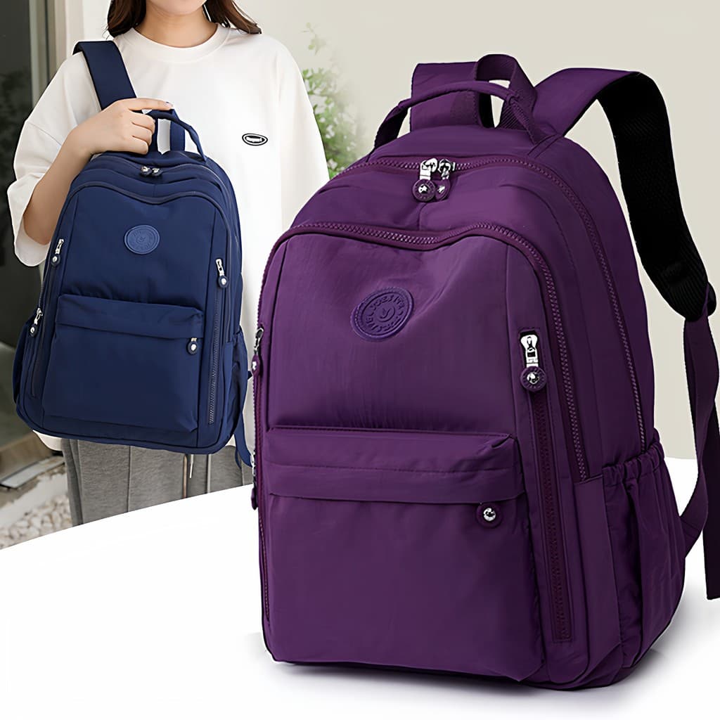 Mochila de pano de náilon grande capacidade estudante saco de escola moda na moda versão coreana mochila saco do computa