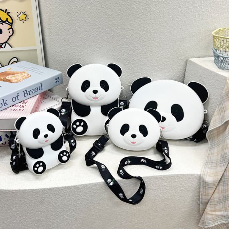 Panda crianças Crossbody pequeno saco de Silicone 2026 novo estilo à prova dwaterproof água meninos meninas bonito bolsa