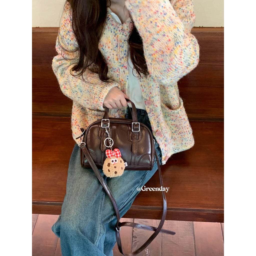 bolsa transversal feminino Bolsa Bolsa mensageiro portátil retrô Greenday com sensação de alta qualidade