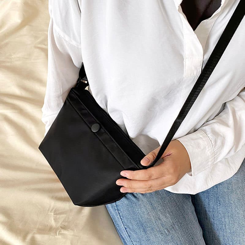 Bolsa bolsa feminina Bolsa Feminina Moda Oxford Pano Um Ombro Nylon Bolsa Pequena