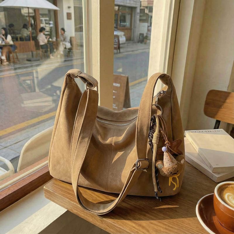 Bolsa tote Simples E Elegante Para Mulheres , De Ombro crossbody De Moda Retrô De Grande Capacidade