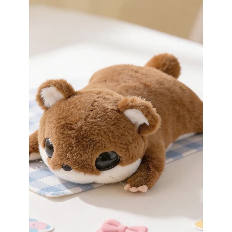 Deitado postura pequeno Mouse voador mel planador boneca simulação boneca mochila brinquedo de pelúcia mochila menino pr