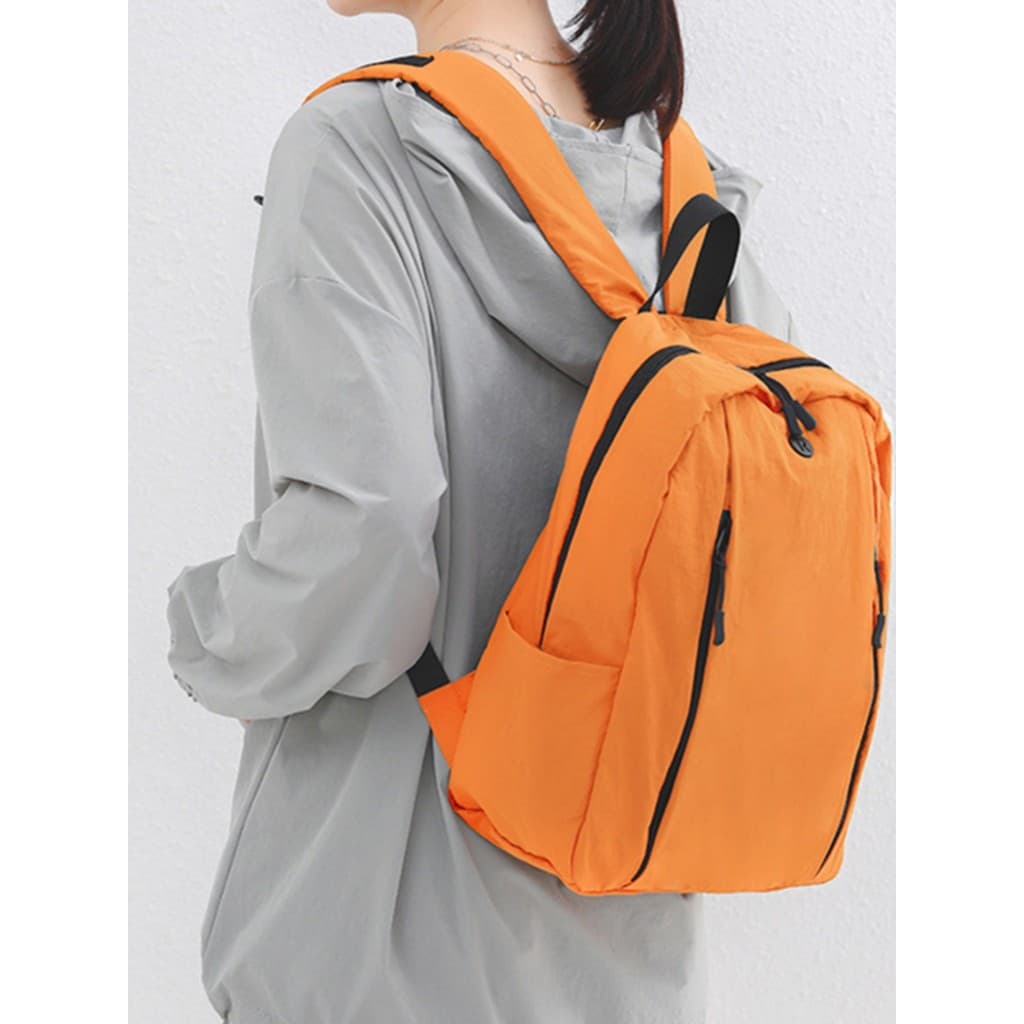 LAUBS japonês leve Commuter mochila náilon à prova dwaterproof água estudante mochila All-Match simples Casual mochila H