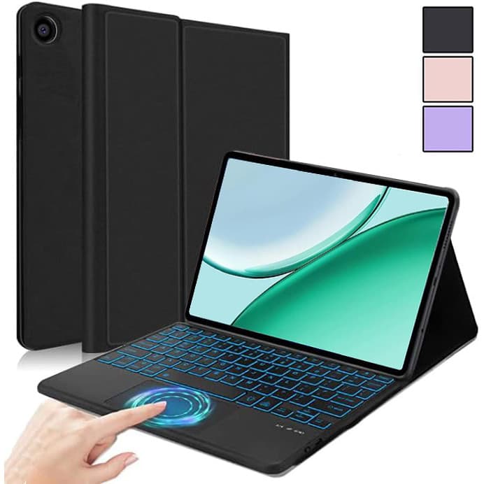 Teclado Trackpad Retroiluminado Com Capa De Despertar/Sono Automático Para Honor X10 Pro/X9A/X9 11.5 Polegadas , Pad X10