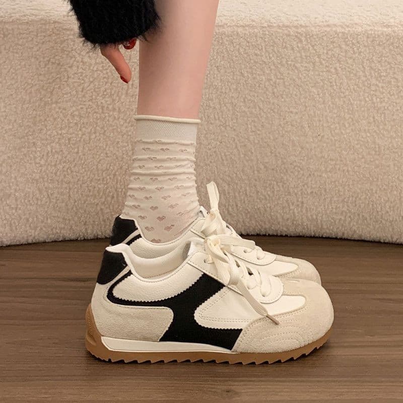 Sapatos de treinamento alemão antiderrapantes moda 2026 novo estilo primavera Retro clássico All-match Forrest Gump sapa