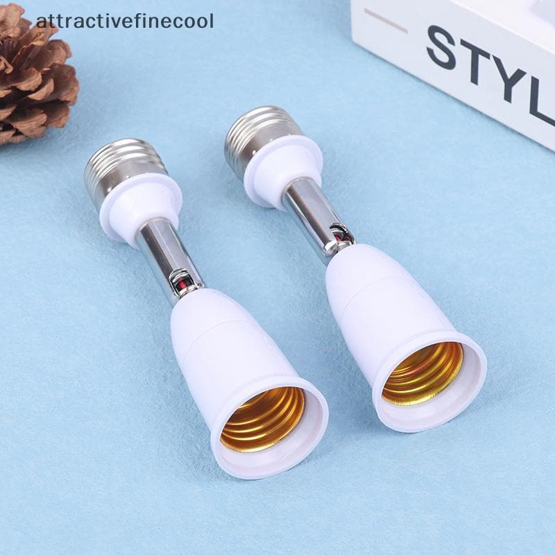 1pc Universal E27 Para E27 Titular Extensor Soet Ajustável Base Conversor Parafuso Adaptador De Extensão De Lâmpada