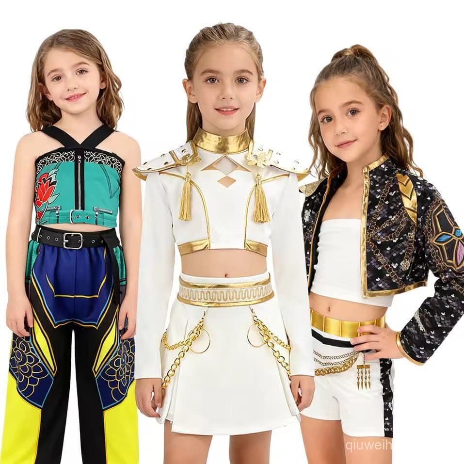 Fantasia de Cosplay Rumi Mira Zoey KPop Diabo para Apresentações, Uniforme 2026 para Meninas, Roupas para Festa de Carna