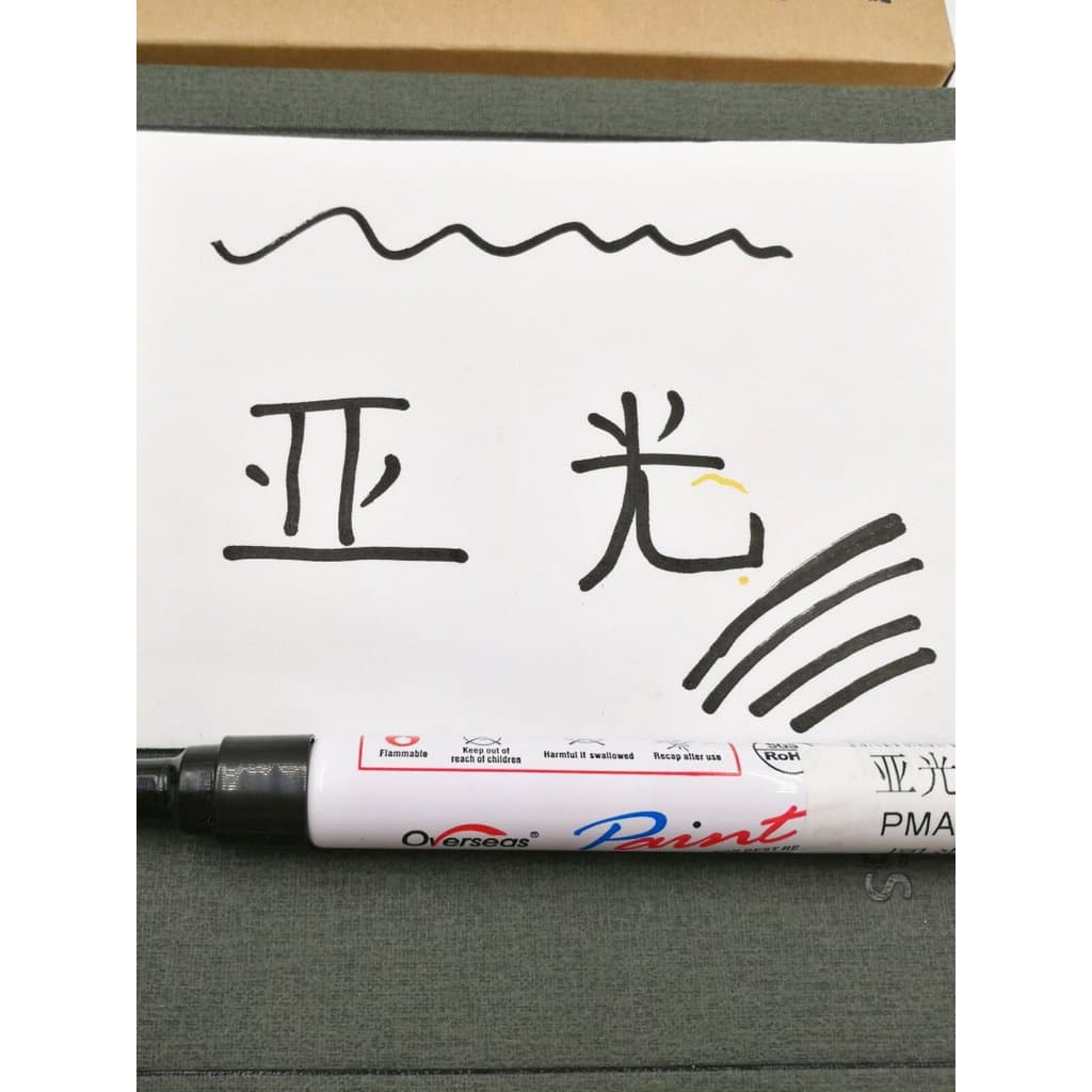 Caneta de pintura fosca no exterior Caneta de tinta fosca marcadora especial Caneta oleosa opaca de tinta