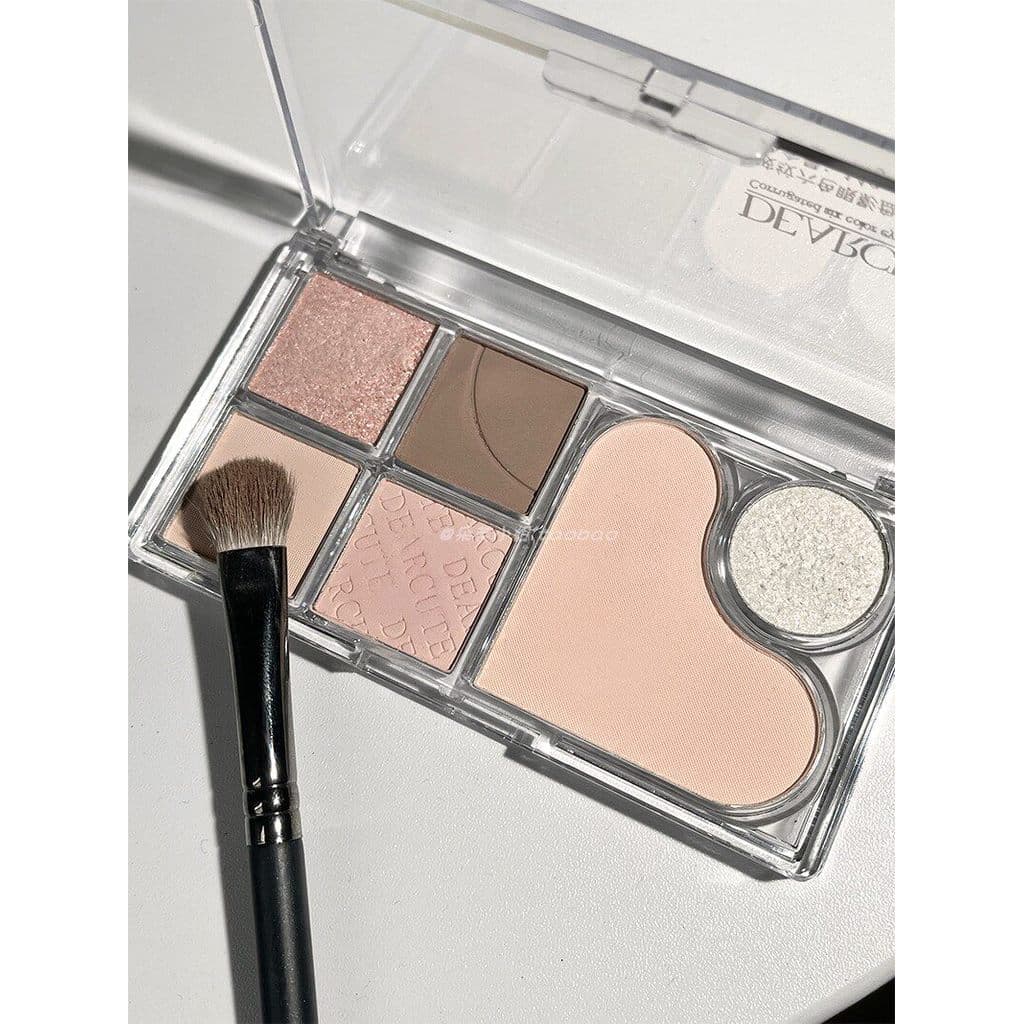 Uma placa ganha rosto inteiro!Branco florescendo água luz rosto Nude maquiagem sombra terra cor fosco alto brilho integr