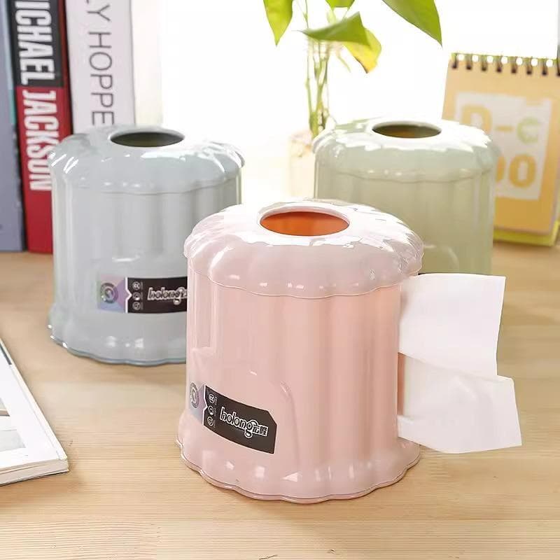 Desktop criativo rolo tubo de papel cilíndrico mesa café guardanapo caixa armazenamento rolo papel caixa sala estar caix