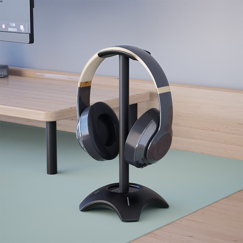 Novo Universal fone de ouvido suporte jogos Internet café computador Desktop fone de ouvido suporte armazenamento gancho