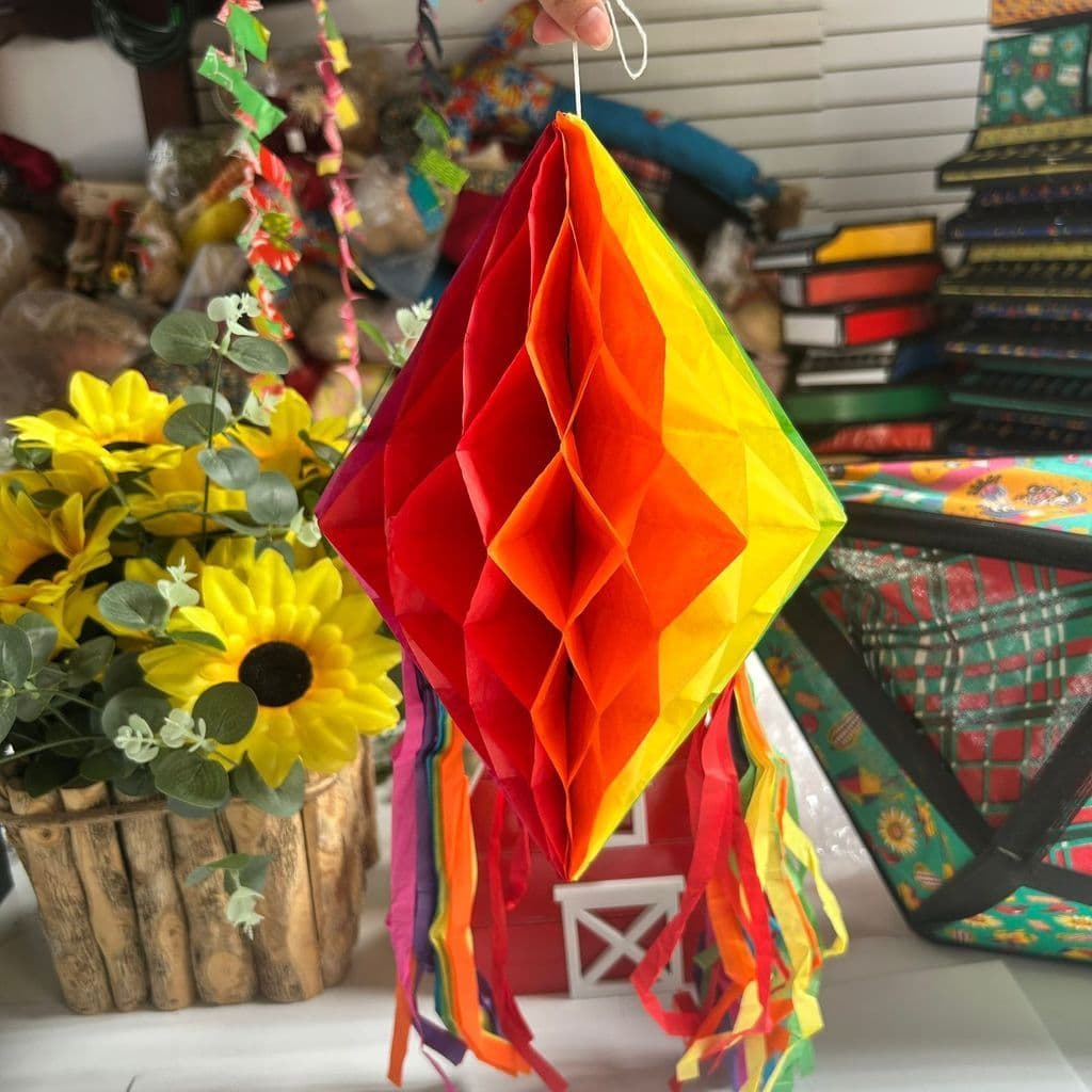 Balão Colorido de Papel para Festa Junina 30cm  Decorativa Arraiá São João Kit Balões Coloridos