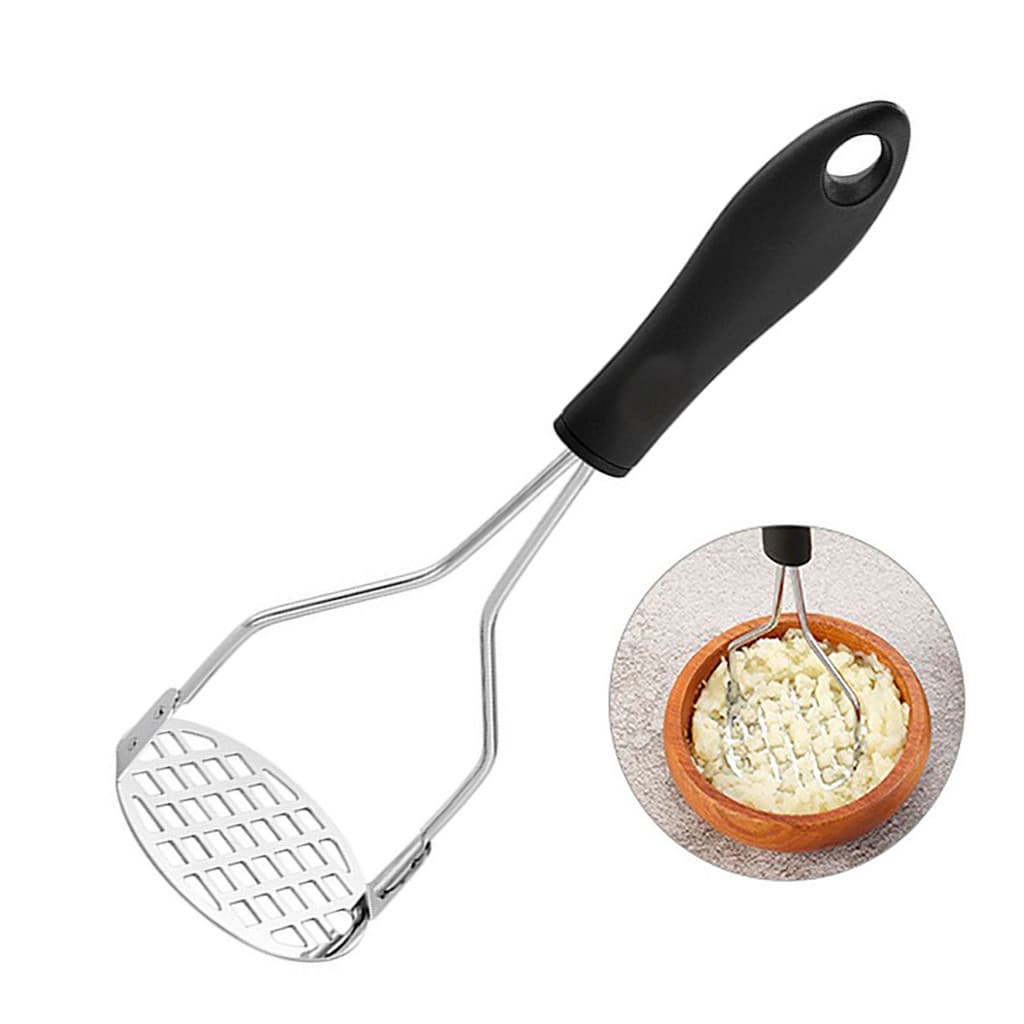 Amassador de Batatas P/ Purê Legumes Feijão Espremedor inox