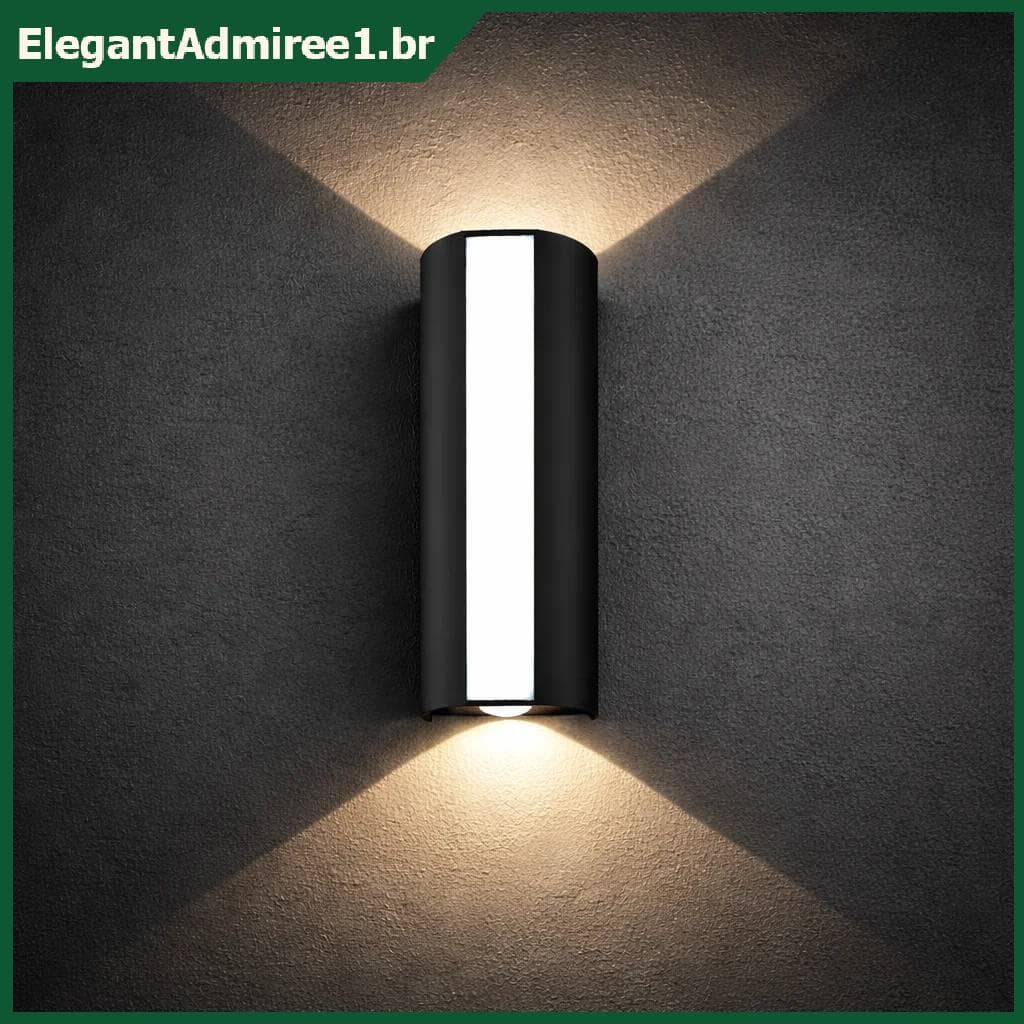 ELEGA LED Luz De Parede Externa À Prova D'água Branco Quente Frio Lâmpada Economizadora Para Decoração De Varanda De Jar