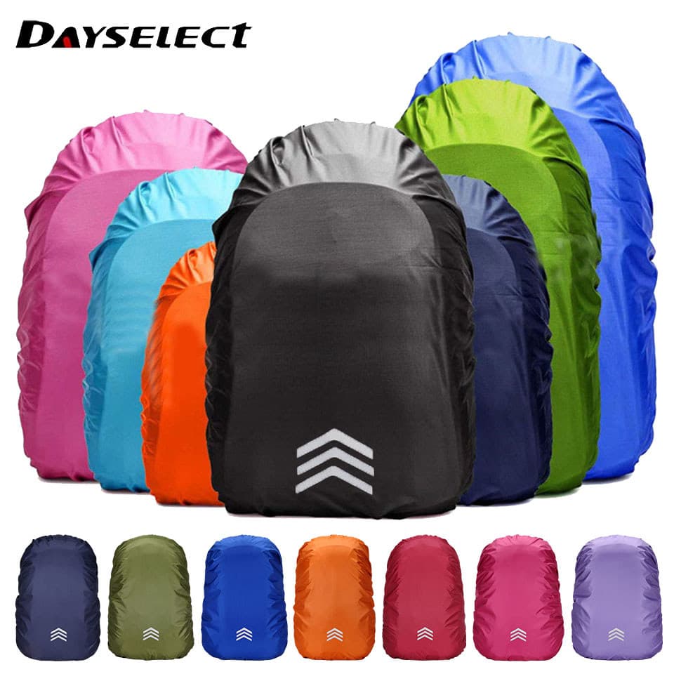 DAYSELECT 20-60L Capa De Chuva Contra Poeira Ao Ar Livre Camping Caminhadas Mochila Reflexiva À Prova D'água