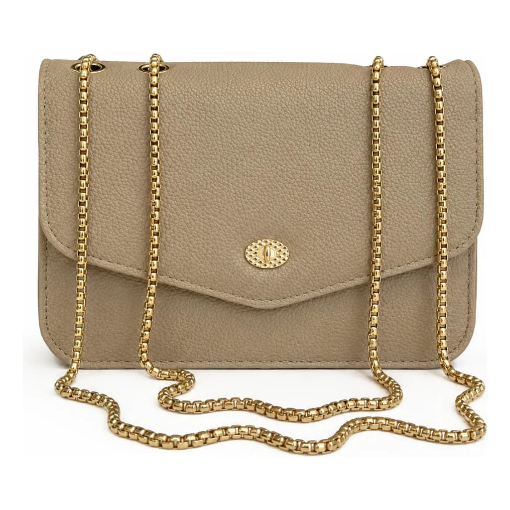Bolsa Feminina Transversal Ombro Corrente Pequena Elegante Gisele