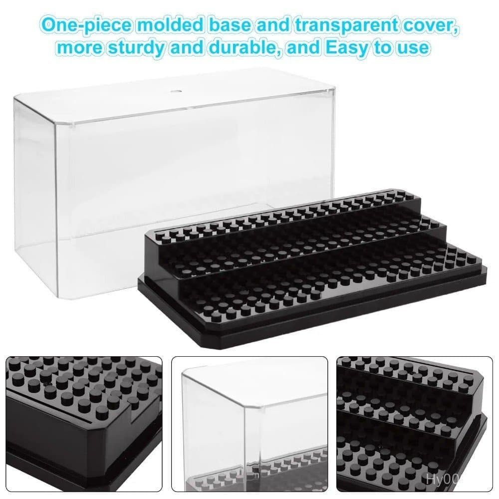 Caixa de Exibição à Prova de Poeira para Figuras, Vitrine para Coleção de Modelos, Blocos de Construção, Tijolos, Brin Z