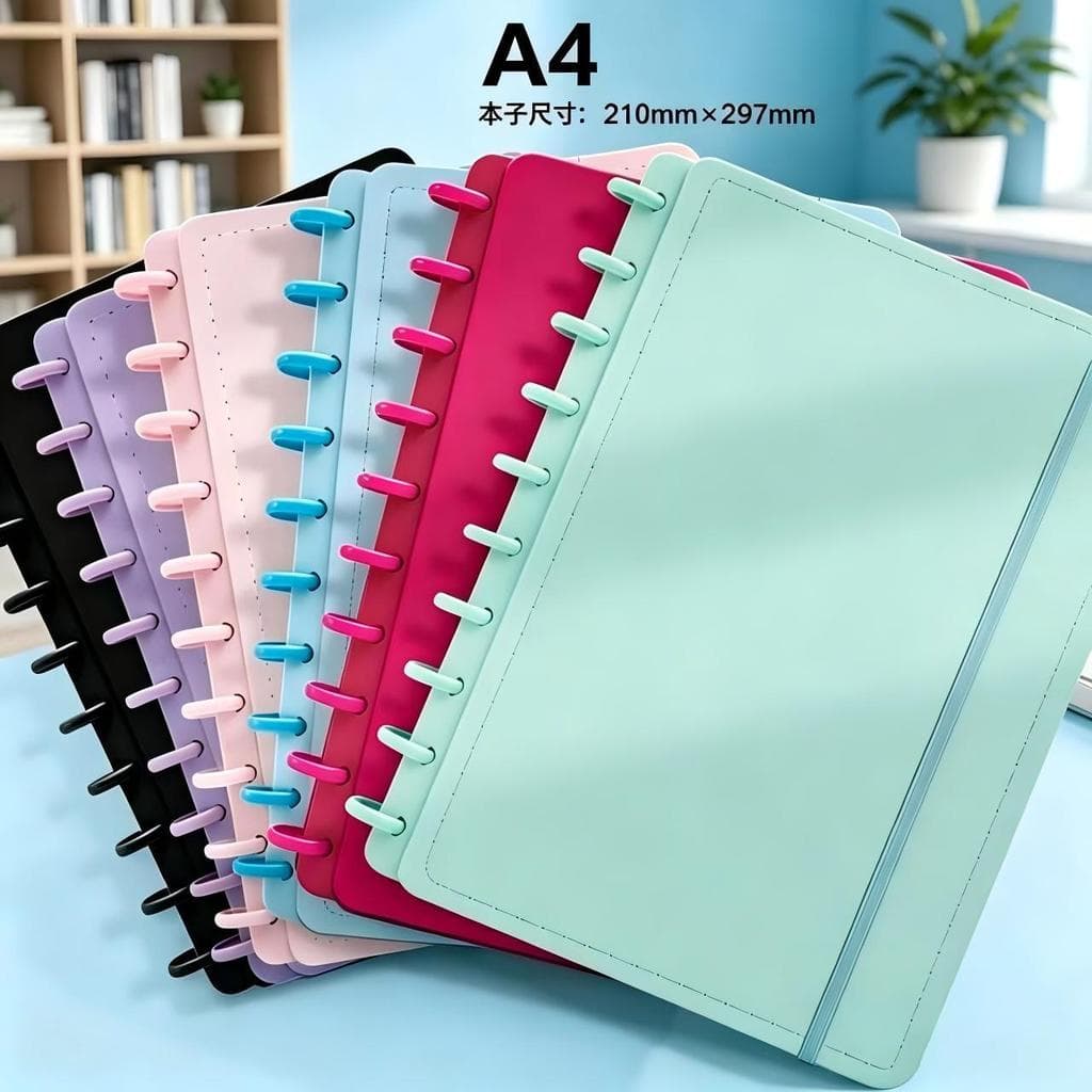 Caderno De Discos Inteligente A4 com Capa Dura e Folhas Reposicionáveis