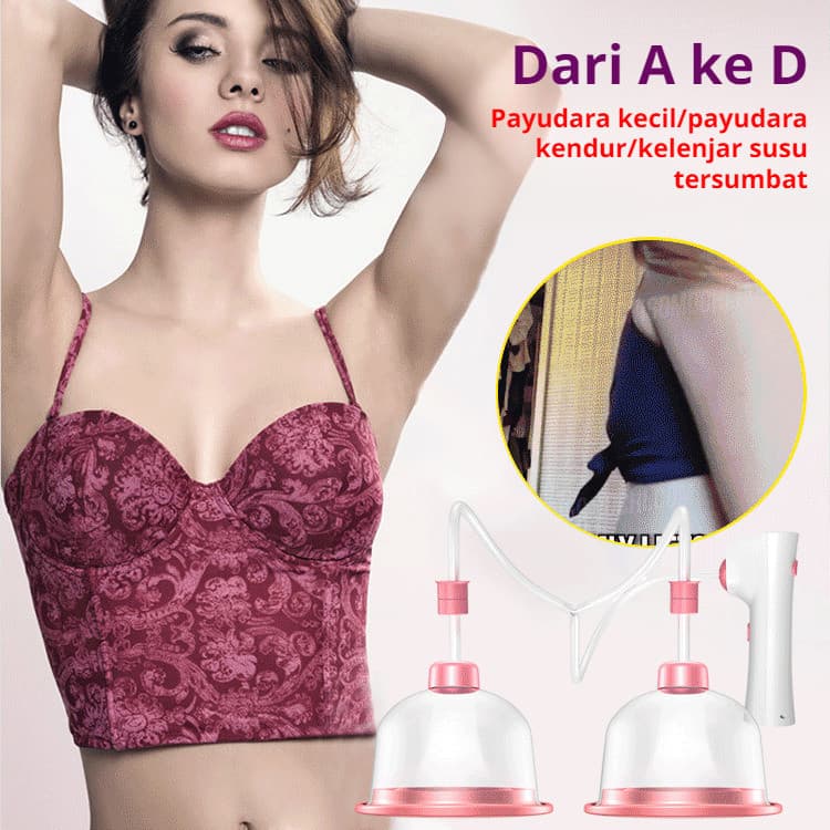 [Melhore Seu Busto] Perawatan Payudara/Firming/Massage Elektrik Alat Pijat Payudara Elektrik Untuk Kencangkan & Atasi Ke