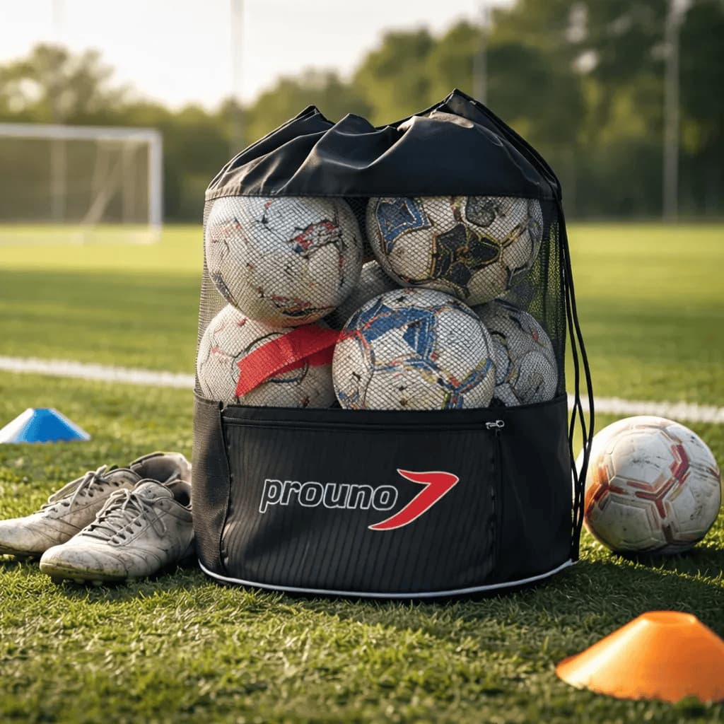 Porta Bolas Com Bolso Prouno - Bolsa Transporte Futebol