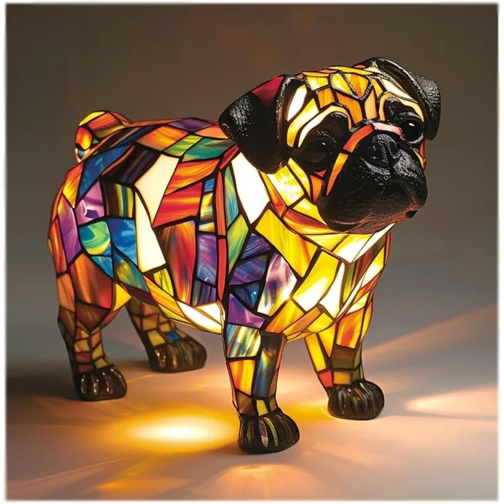 【Escultura de Animais】Ornamento de resina com animais para mesa de casa, decoração artística, Resina/Estátua/Decoração