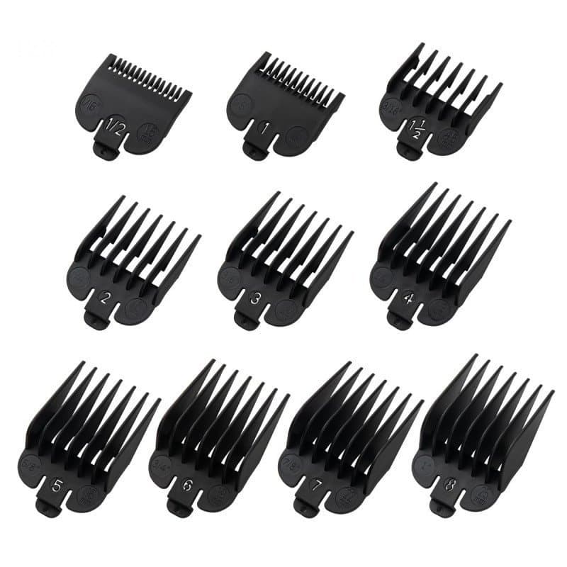 Conjunto de Pentes para Máquinas de Cortar Cabelo Compatível com Máquinas Wahl (Não Compatível com Todos os Modelos), Su