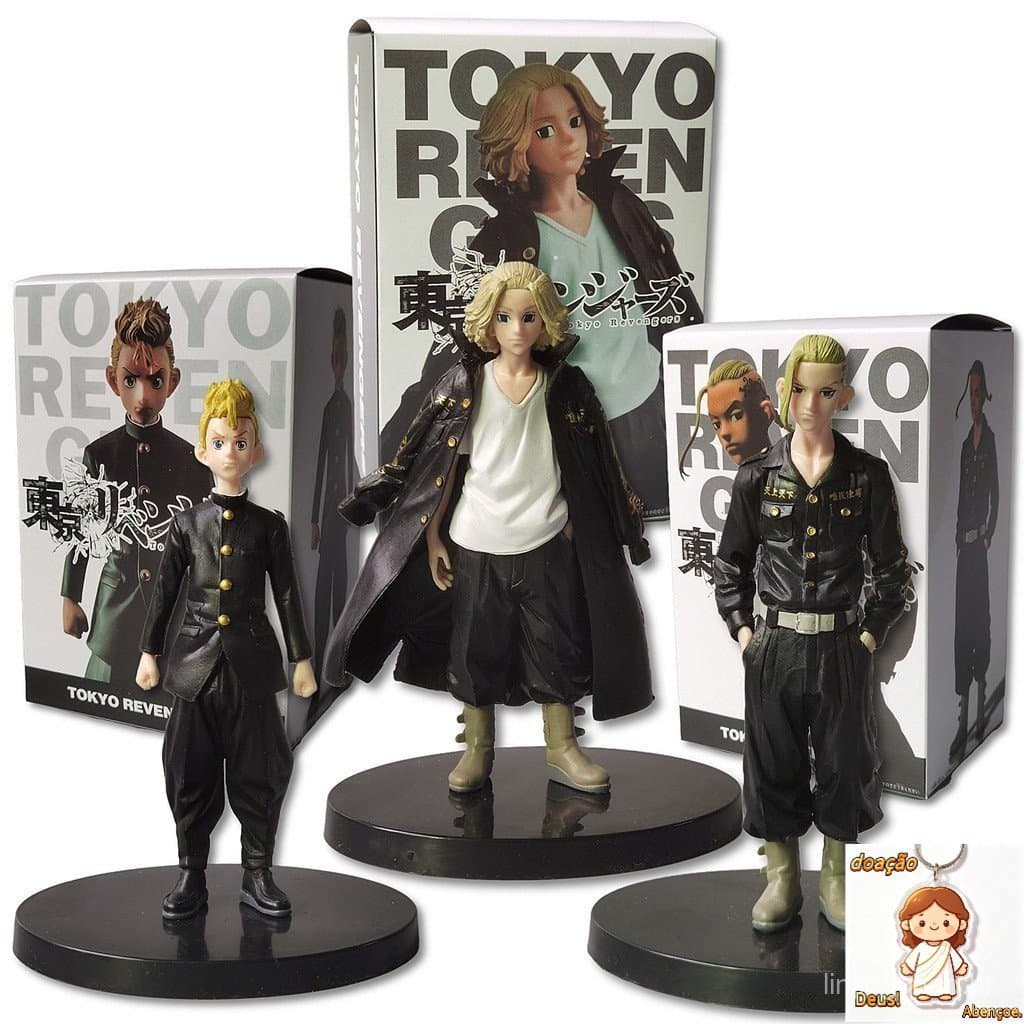 Boneco De Ação Tokyo Revengers Draken Mikey Sano Kanjiro Tomichi Hanagaki Anime Brinquedos